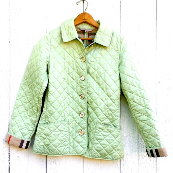 Burberry Mint Quilted Jacket - Picture 5 of 10